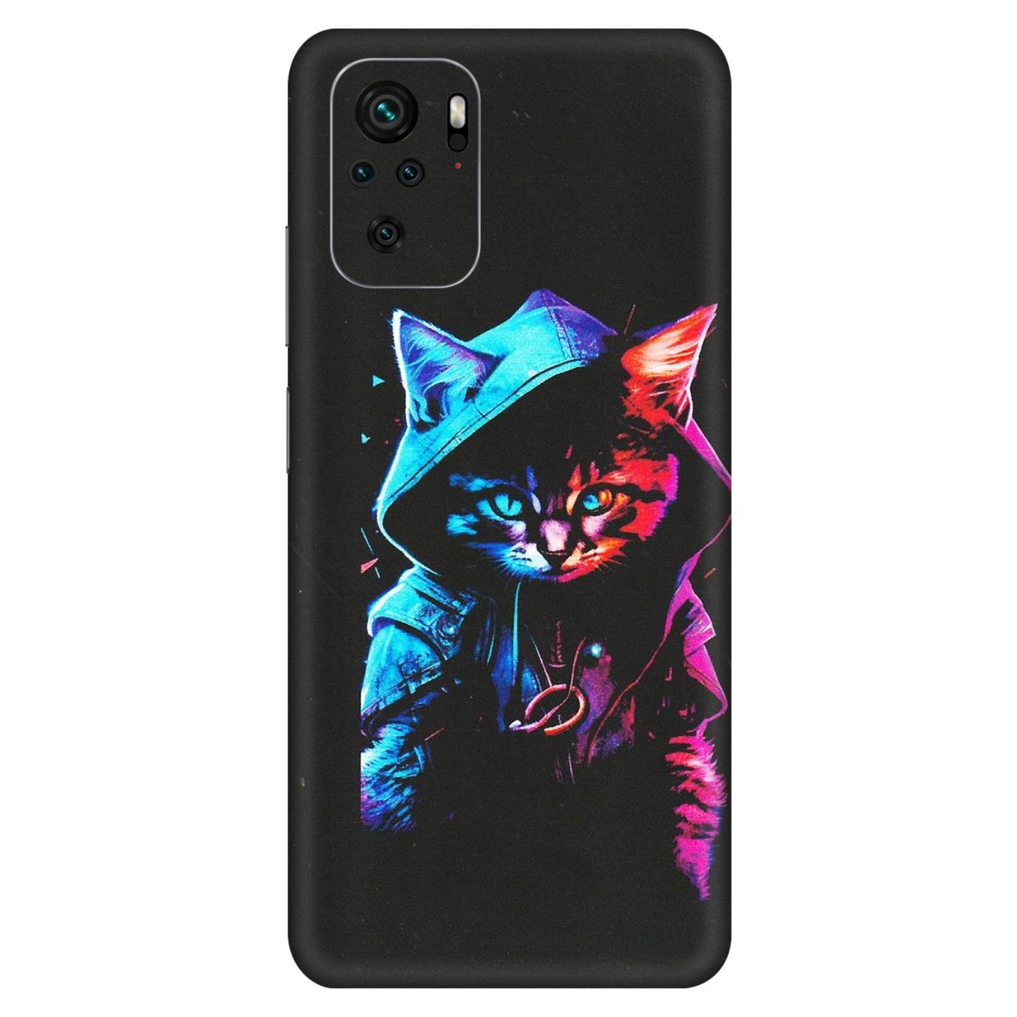 Xiaomi Redmi Phone Skins (All Models) - Cyberpunk Cat - Matte Finish (M-45) Redmi Note 10S