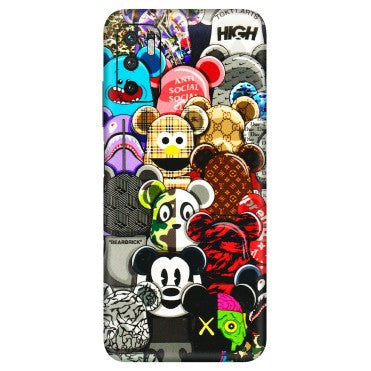 Xiaomi Redmi Phone Skins (All Models) - More Mickey Mouses - 3D Embossed Finish (L-118) Redmi Note 10T 5G