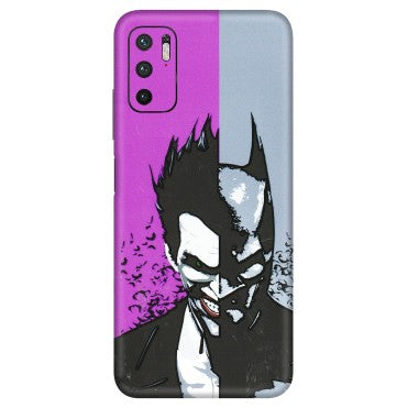 Xiaomi Redmi Phone Skins (All Models) - Batman & Joker - 3D Embossed Finish (L-143) Redmi Note 10T 5G