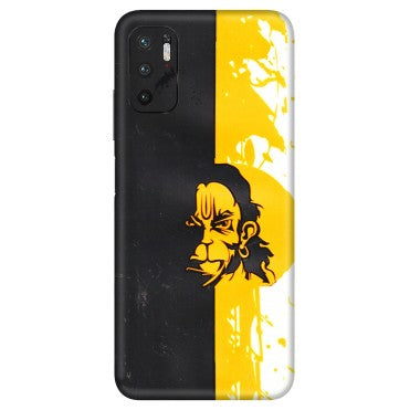 Xiaomi Redmi Phone Skins (All Models) - Bajrangbali - 3D Embossed Finish (L-151) Redmi Note 10T 5G