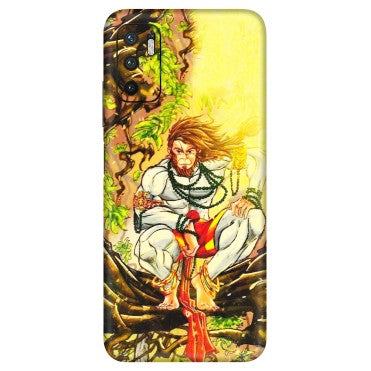 Xiaomi Redmi Phone Skins (All Models) - Lord Hanuman - 3D Embossed Finish (L-152) Redmi Note 10T 5G