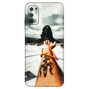 Xiaomi Redmi Phone Skins (All Models) - Jai Adiyogi Mahakaal - 3D Embossed Finish (L-164) Redmi Note 10T 5G