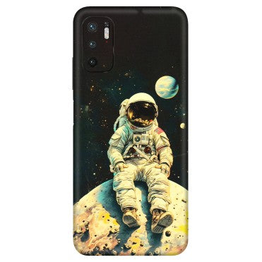 Xiaomi Redmi Phone Skins (All Models) - Astronaut in Space - 3D Embossed Finish (L-16) Redmi Note 10T 5G