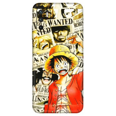 Xiaomi Redmi Phone Skins (All Models) - Luffy Anime - 3D Embossed Finish (L-177) Redmi Note 10T 5G