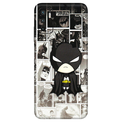 Xiaomi Redmi Phone Skins (All Models) - Toon Batman - 3D Embossed Finish (L-182) Redmi Note 10T 5G
