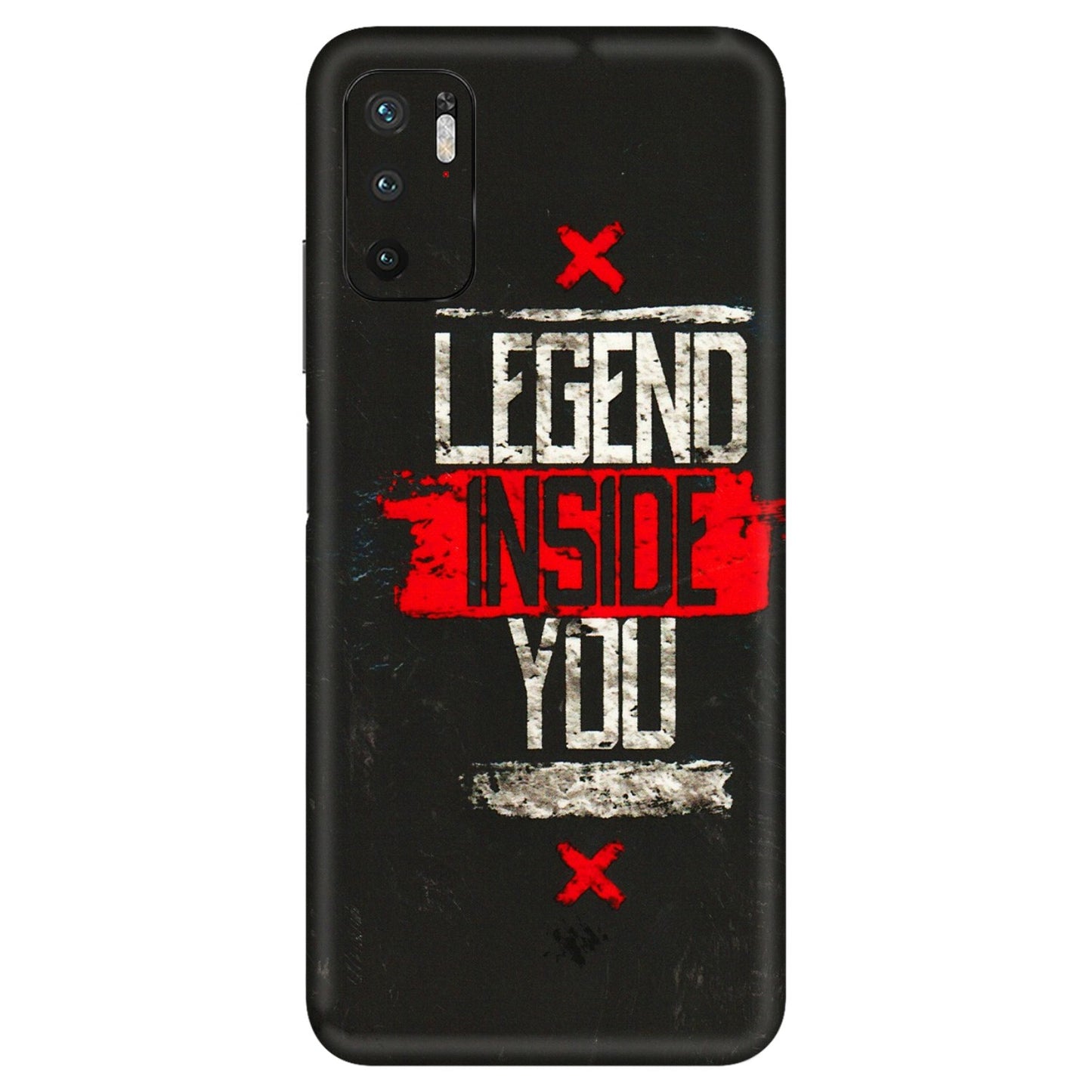 Xiaomi Redmi Phone Skins (All Models) - Legend Inside You - 3D Embossed Finish (L-186) Redmi Note 10T 5G