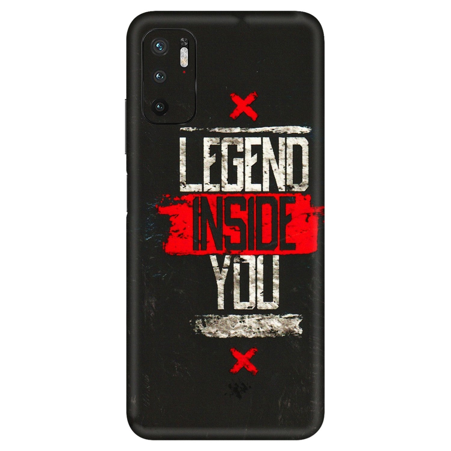 Xiaomi Redmi Phone Skins (All Models) - Legend Inside You - 3D Embossed Finish (L-186) Redmi Note 10T 5G