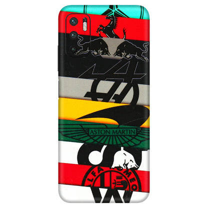 Xiaomi Redmi Phone Skins (All Models) - Multi Designer Brands - 3D Embossed Finish (L-187) Redmi Note 10T 5G