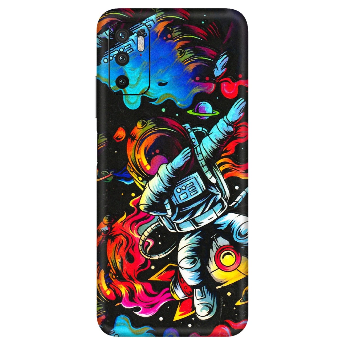 Xiaomi Redmi Phone Skins (All Models) - Astronaut Dope - 3D Embossed Finish (L-191) Redmi Note 10T 5G