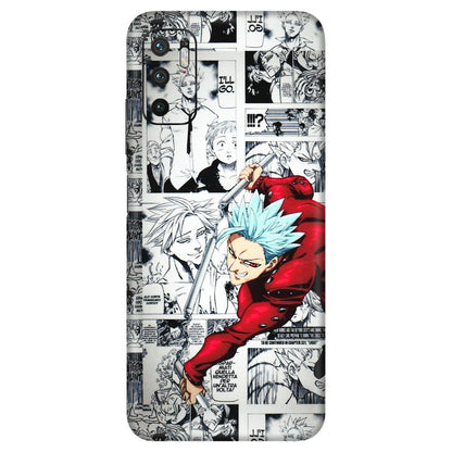 Xiaomi Redmi Phone Skins (All Models) - Anime Comic - 3D Embossed Finish (L-192) Redmi Note 10T 5G