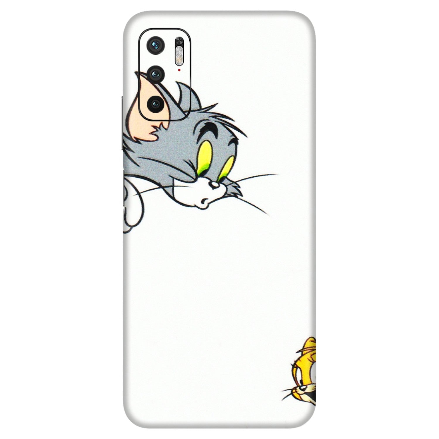 Xiaomi Redmi Phone Skins (All Models) - Cute Tom And Jerry - 3D Embossed Finish (L-220) Redmi Note 10T 5G