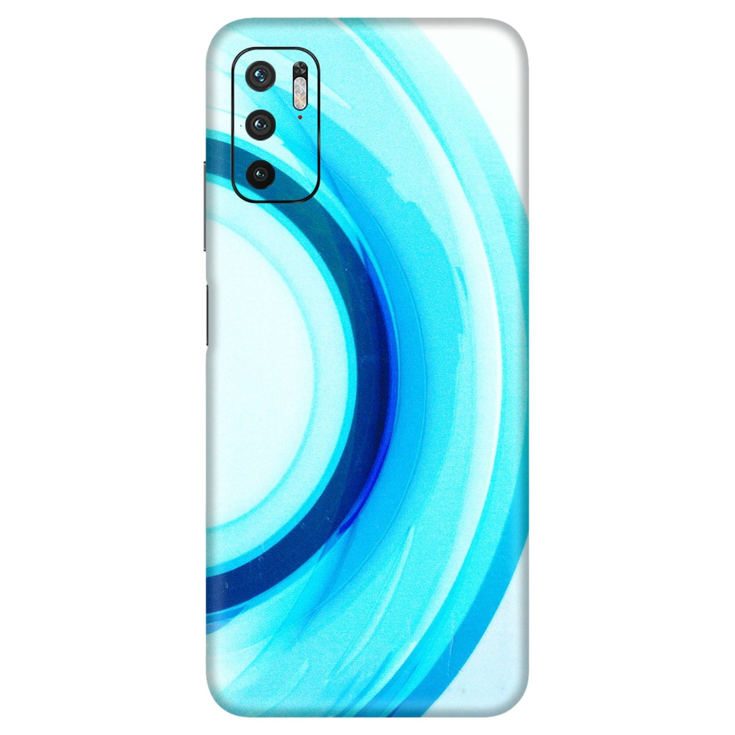 Xiaomi Redmi Phone Skins (All Models) - The Blue Curve - 3D Embossed Finish (L-244) Redmi Note 10T 5G