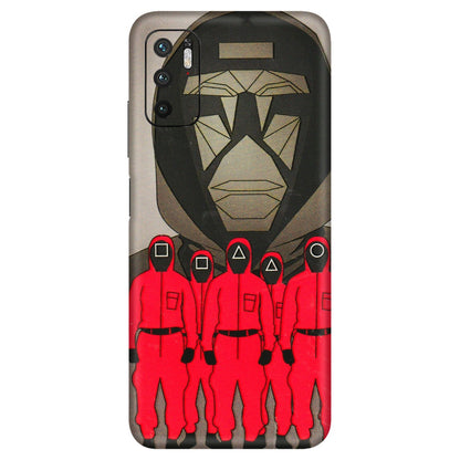 Xiaomi Redmi Phone Skins (All Models) - Squid Game Hero - 3D Embossed Finish (L-245) Redmi Note 10T 5G
