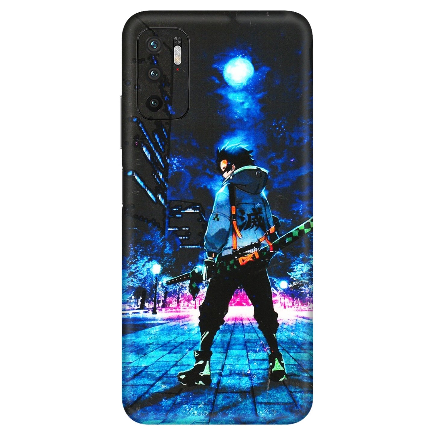 Xiaomi Redmi Phone Skins (All Models) - Demon Slayer Sword - 3D Embossed Finish (L-247) Redmi Note 10T 5G