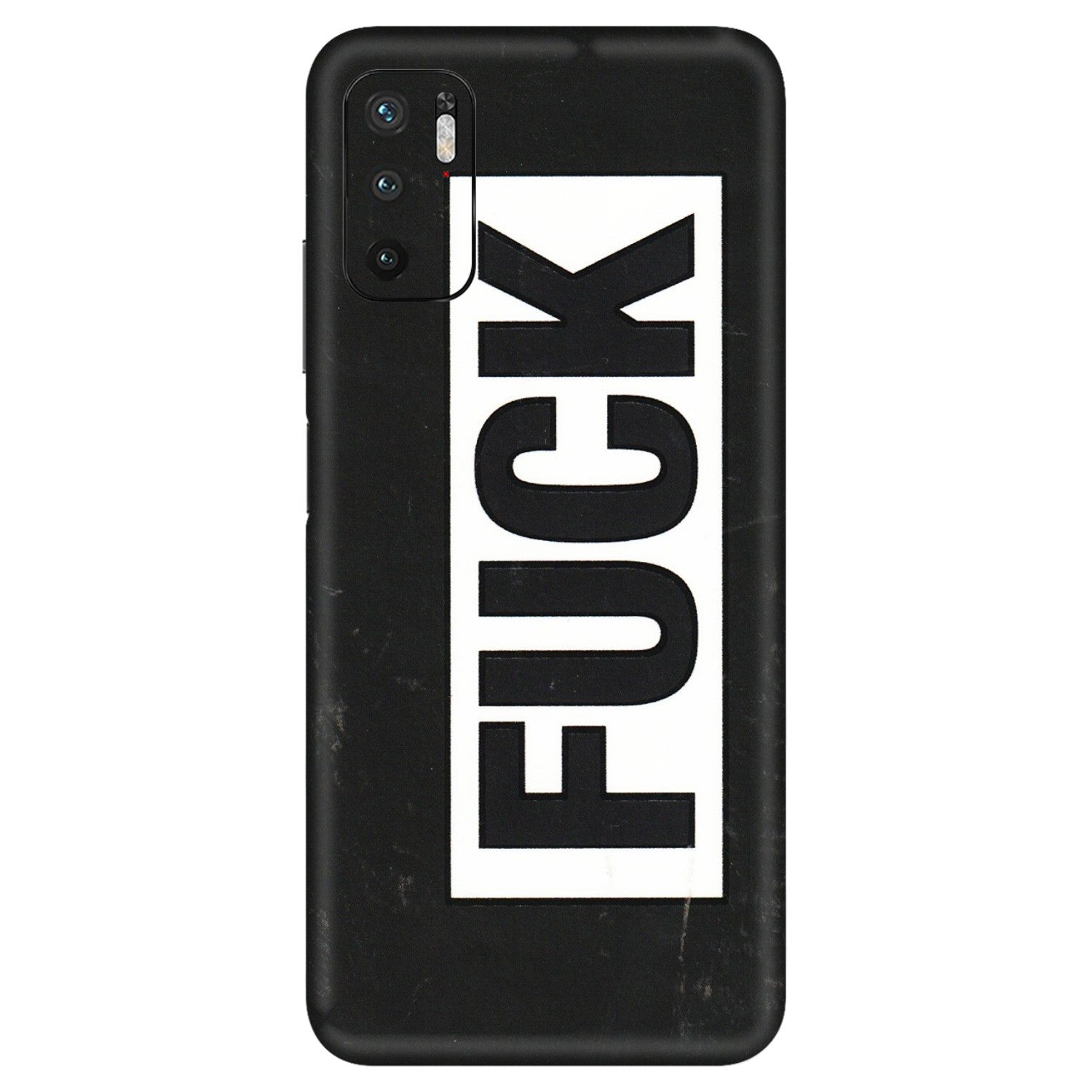 Xiaomi Redmi Phone Skins (All Models) - The F Word - 3D Embossed Finish (L-255) Redmi Note 10T 5G