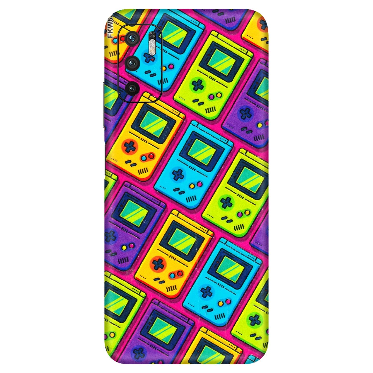Xiaomi Redmi Phone Skins (All Models) - Gameboy Colourful - 3D Embossed Finish (L-266) Redmi Note 10T 5G