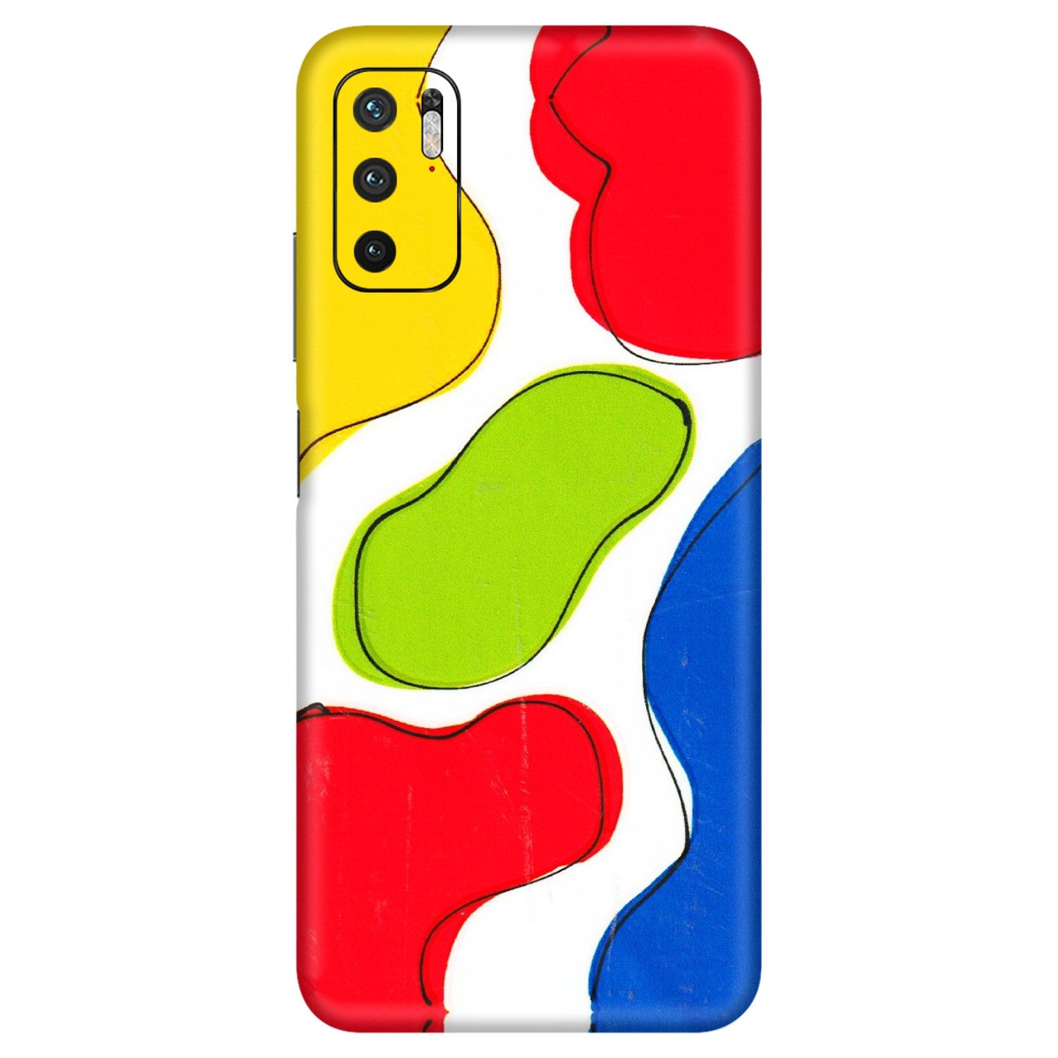 Xiaomi Redmi Phone Skins (All Models) - RGB Colour Paint - 3D Embossed Finish (L-284) Redmi Note 10T 5G