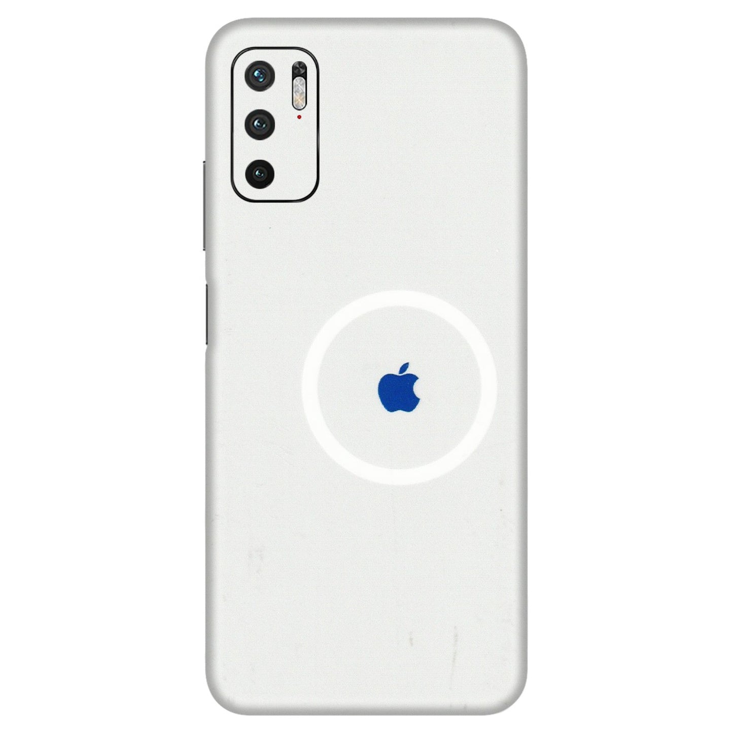 Xiaomi Redmi Phone Skins (All Models) - iPhone Magsafe Logo - 3D Embossed Finish (L-320) Redmi Note 10T 5G