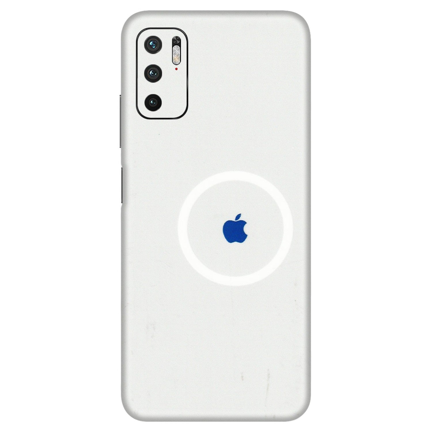 Xiaomi Redmi Phone Skins (All Models) - iPhone Magsafe Logo - 3D Embossed Finish (L-320) Redmi Note 10T 5G