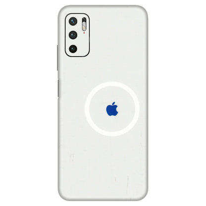 Xiaomi Redmi Phone Skins (All Models) - iPhone Magsafe Logo - 3D Embossed Finish (L-320) Redmi Note 10T 5G