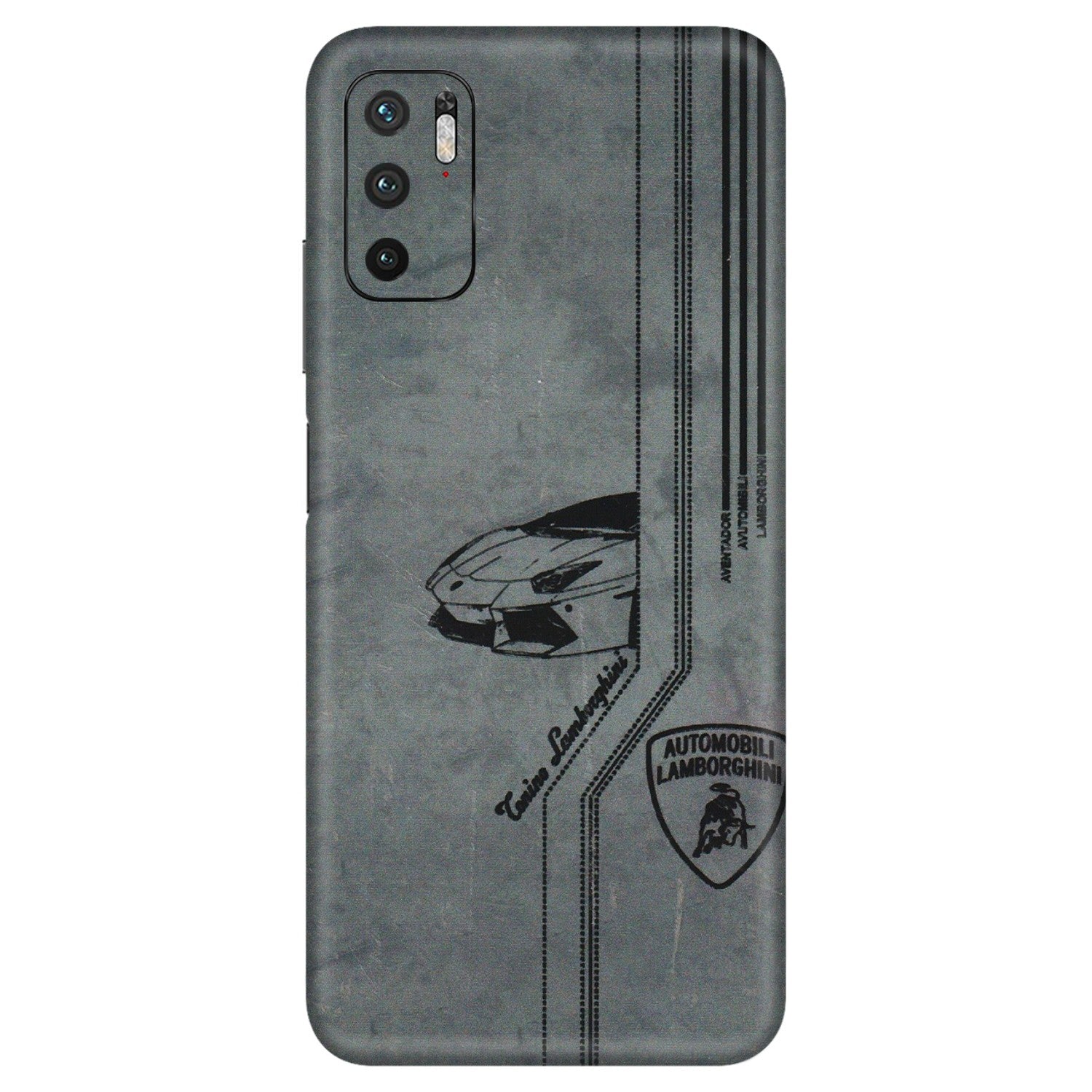 Xiaomi Redmi Phone Skins (All Models) - New Lamborgini Aventador - 3D Embossed Finish (L-321) Redmi Note 10T 5G