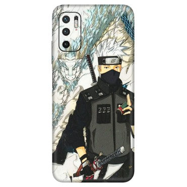 Xiaomi Redmi Phone Skins (All Models) - Kakashi Hatake Naruto Anime - 3D Embossed Finish (L-46) Redmi Note 10T 5G