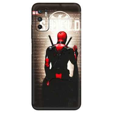 Xiaomi Redmi Phone Skins (All Models) - Deadpool - 3D Embossed Finish (L-56) Redmi Note 10T 5G