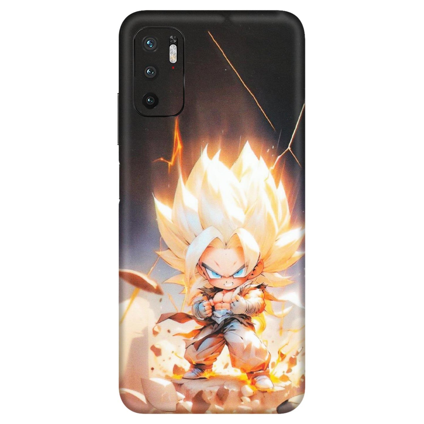 Xiaomi Redmi Phone Skins (All Models) - Goku Dragon Cute Anime - Matte Finish (M-131) Redmi Note 10T 5G