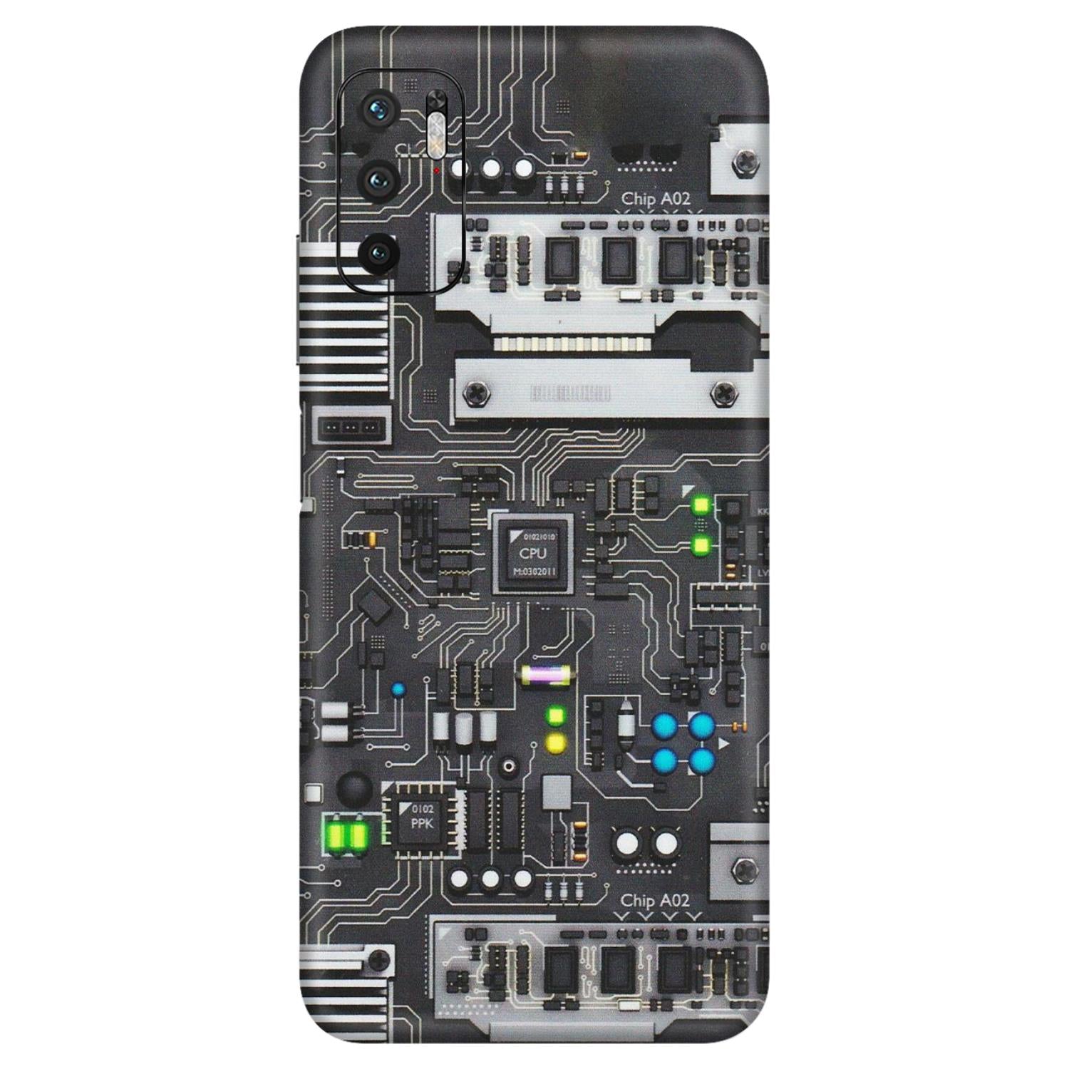 Xiaomi Redmi Phone Skins (All Models) - Motherboard Internals - Matte Finish (M-135) Redmi Note 10T 5G