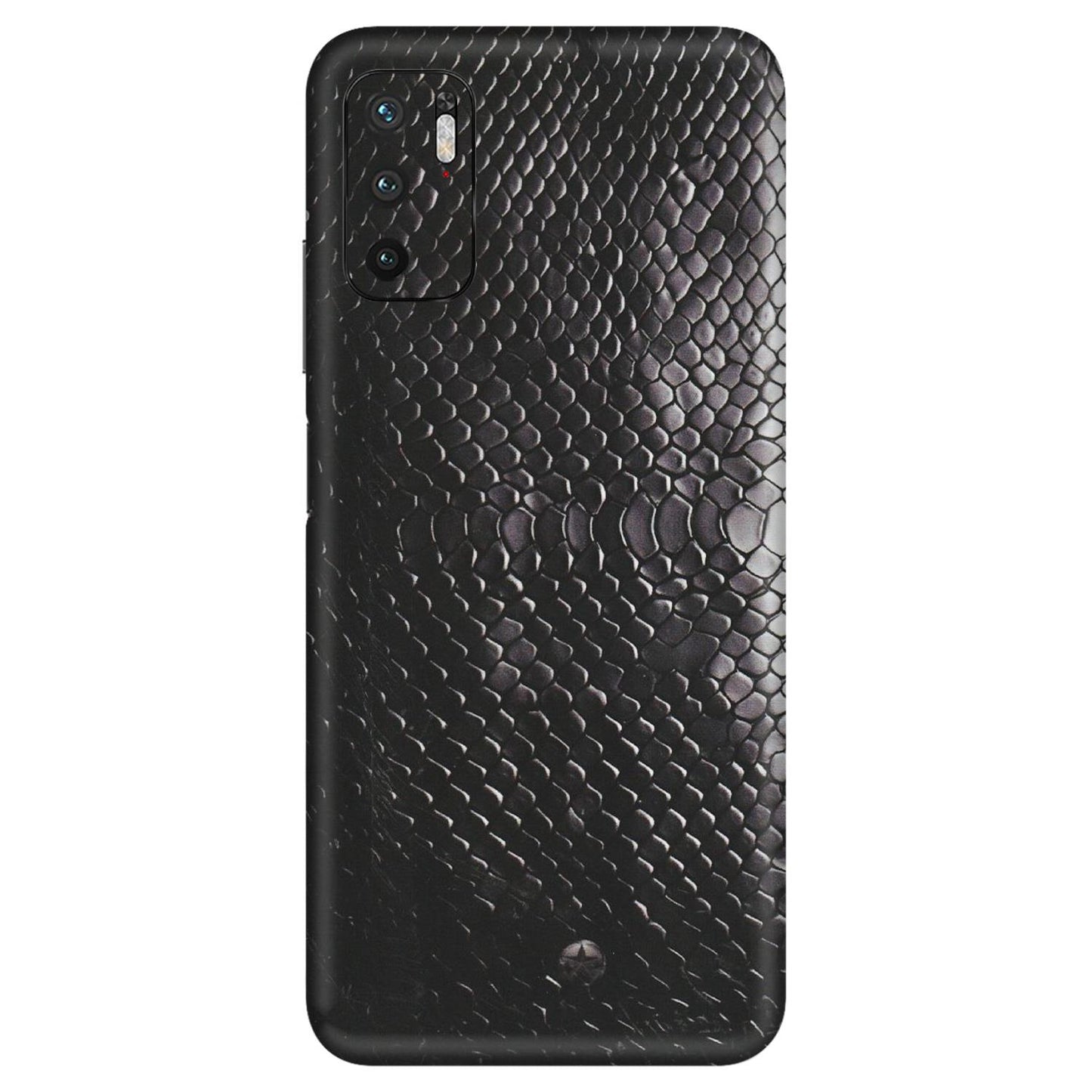 Xiaomi Redmi Phone Skins (All Models) - Black Snack Leather - Matte Finish (M-147) Redmi Note 10T 5G