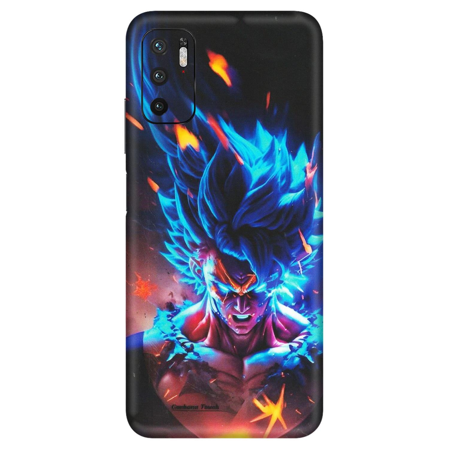 Xiaomi Redmi Phone Skins (All Models) - Angry Goku Dragon Ball Anime - Matte Finish (M-150) Redmi Note 10T 5G
