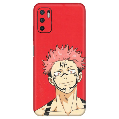 Xiaomi Redmi Phone Skins (All Models) - Ryomen Sukuna Fun Anime - Matte Finish (M-153) Redmi Note 10T 5G