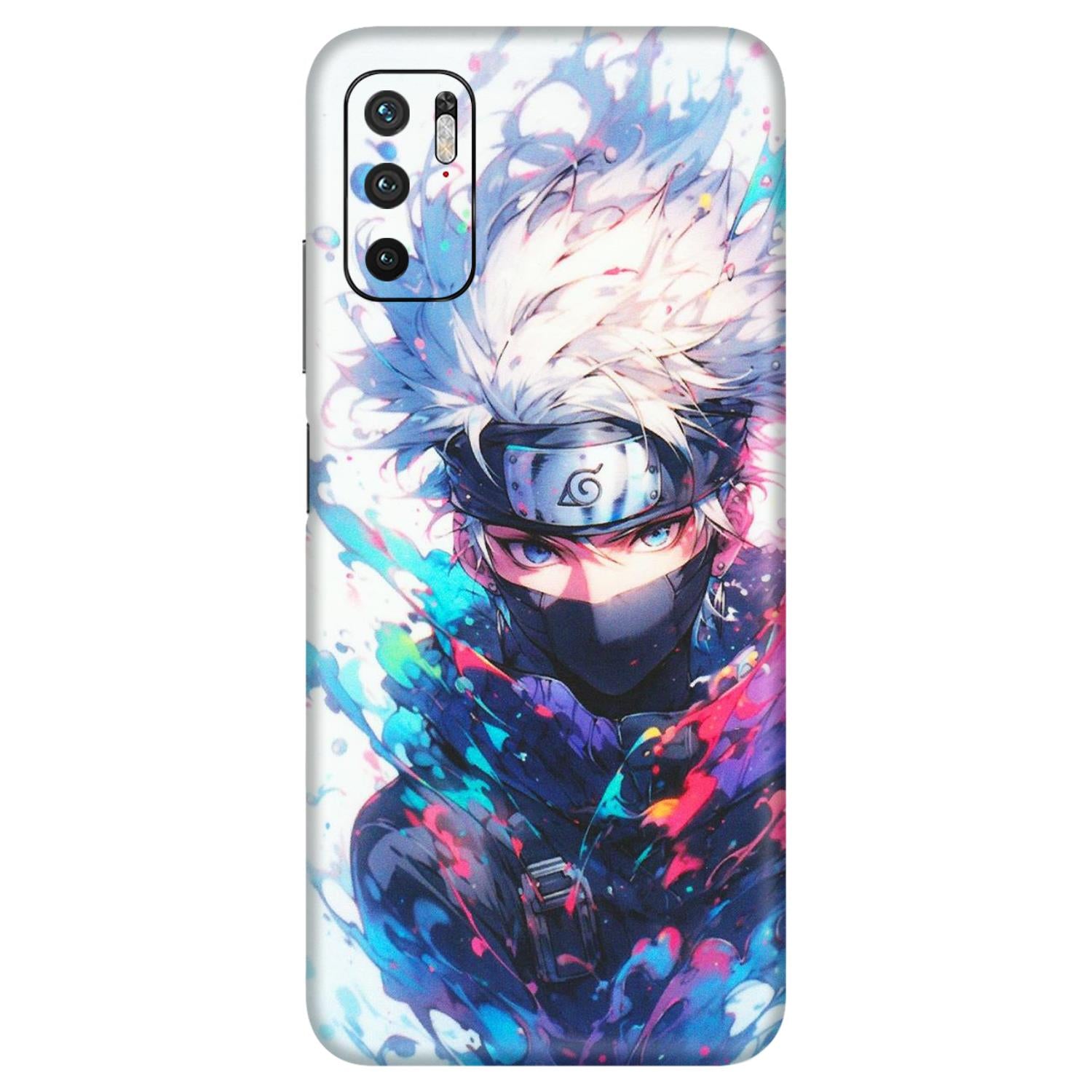 Xiaomi Redmi Phone Skins (All Models) - Naruto Face Mask - Matte Finish (M-03) Redmi Note 10T 5G