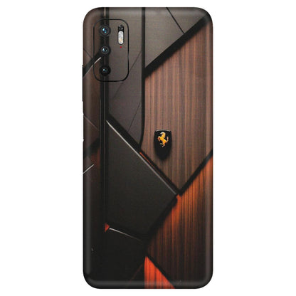 Xiaomi Redmi Phone Skins (All Models) - Lambo Beauty Wood Pattern Sober - Matte Finish (M-51) Redmi Note 10T 5G