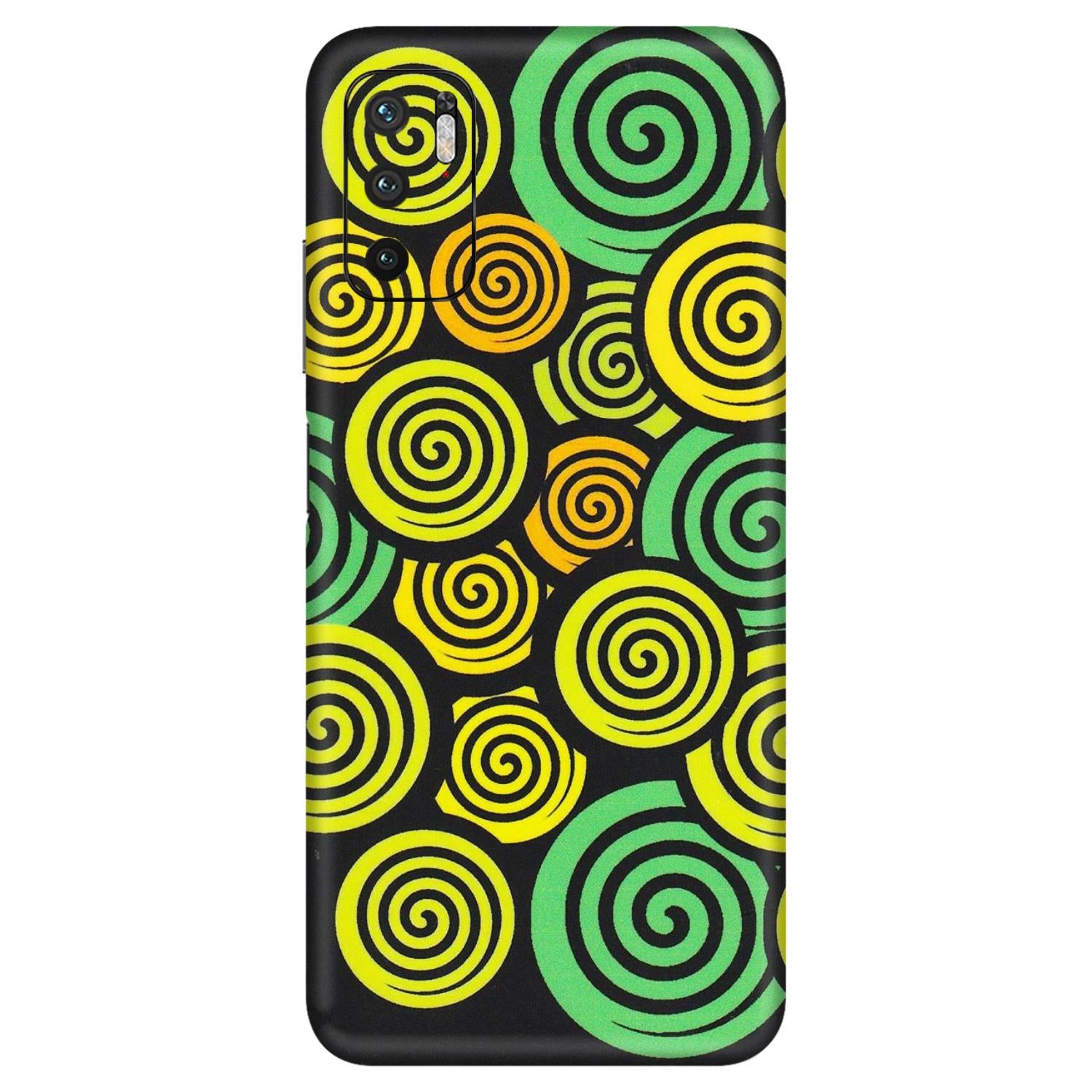 Xiaomi Redmi Phone Skins (All Models) - Crazy Spiral - Matte Finish (M-91) Redmi Note 10T 5G