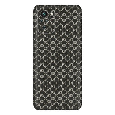 Xiaomi Redmi Phone Skins (All Models) - Black G Print - 3D Embossed Finish (L-109) Redmi Note 10