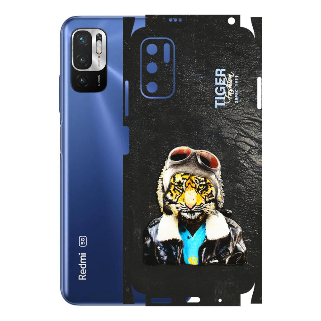 Xiaomi Redmi Phone Skins (All Models) - Rider Tiger - 3D Embossed Finish (L-113) Redmi Note 10