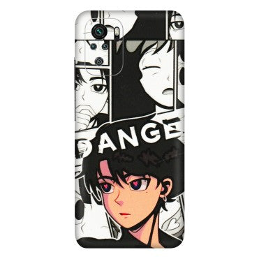 Xiaomi Redmi Phone Skins (All Models) - Danger Anime - 3D Embossed Finish (L-155) Redmi Note 10