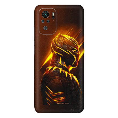 Xiaomi Redmi Phone Skins (All Models) - Gold Black Panther - 3D Embossed Finish (L-181) Redmi Note 10