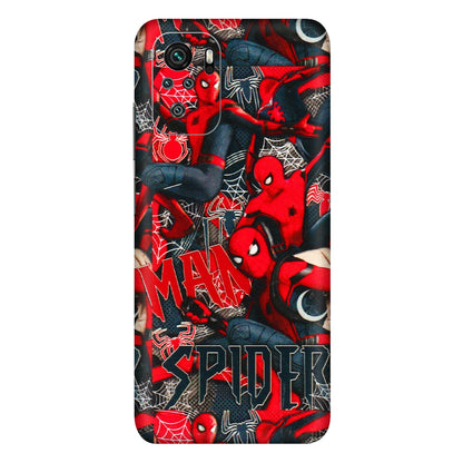 Xiaomi Redmi Phone Skins (All Models) - SpiderMan Cool - 3D Embossed Finish (L-188) Redmi Note 10