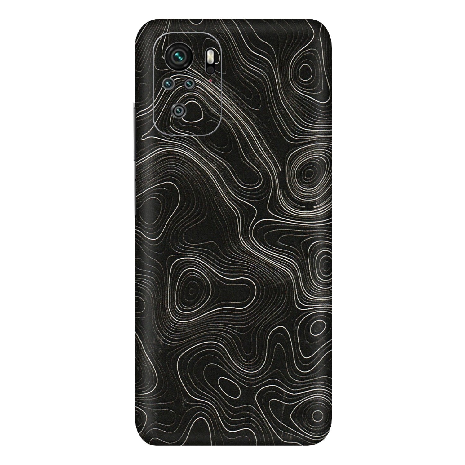 Xiaomi Redmi Phone Skins (All Models) - Black Swirl - 3D Embossed Finish (L-196) Redmi Note 10