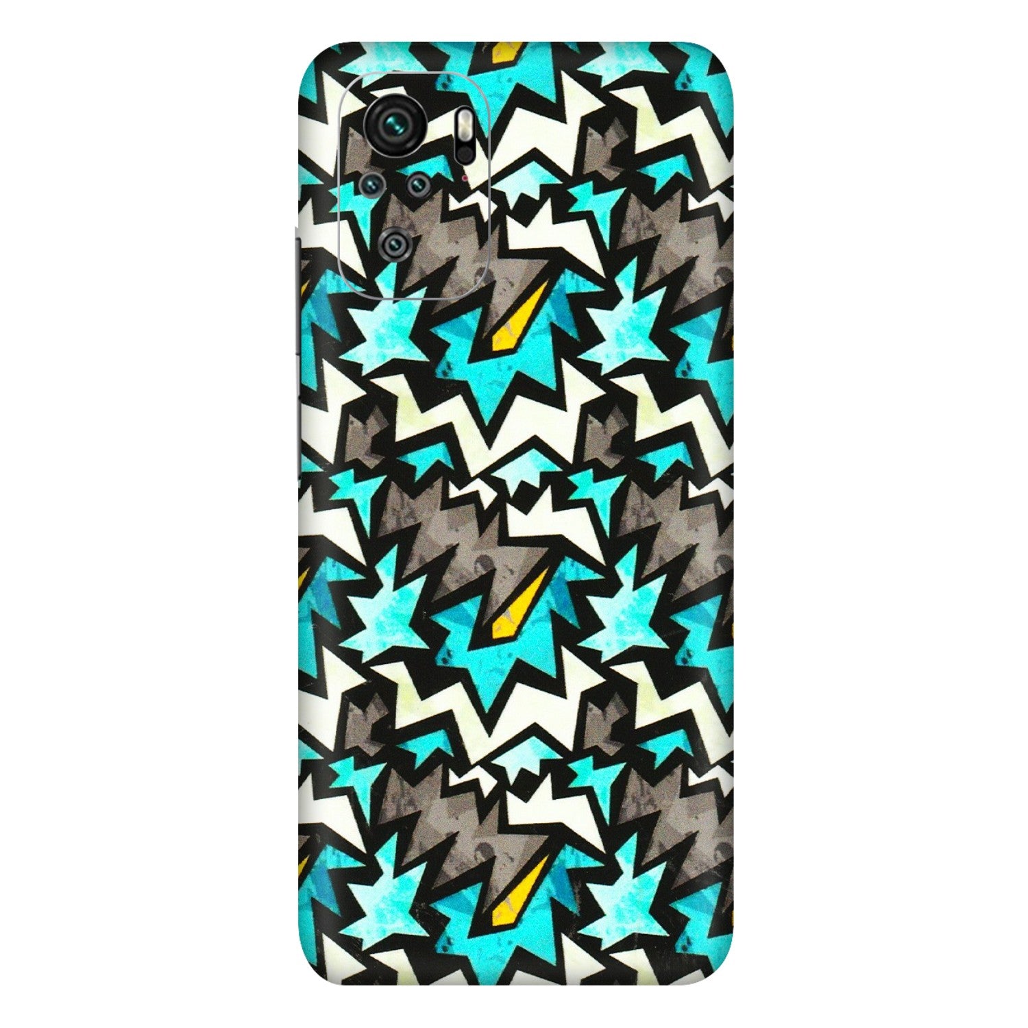 Xiaomi Redmi Phone Skins (All Models) - Funky Zig Zag - 3D Embossed Finish (L-223) Redmi Note 10