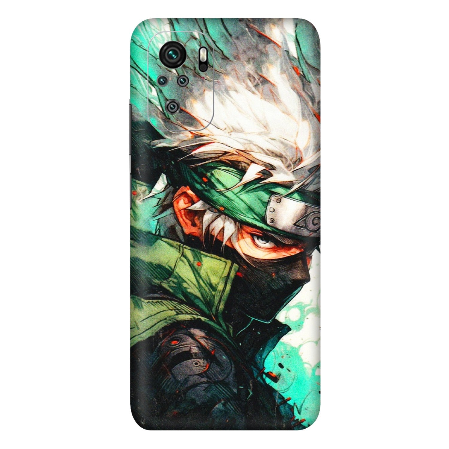 Xiaomi Redmi Phone Skins (All Models) - Kakashi Side Profile - 3D Embossed Finish (L-249) Redmi Note 10