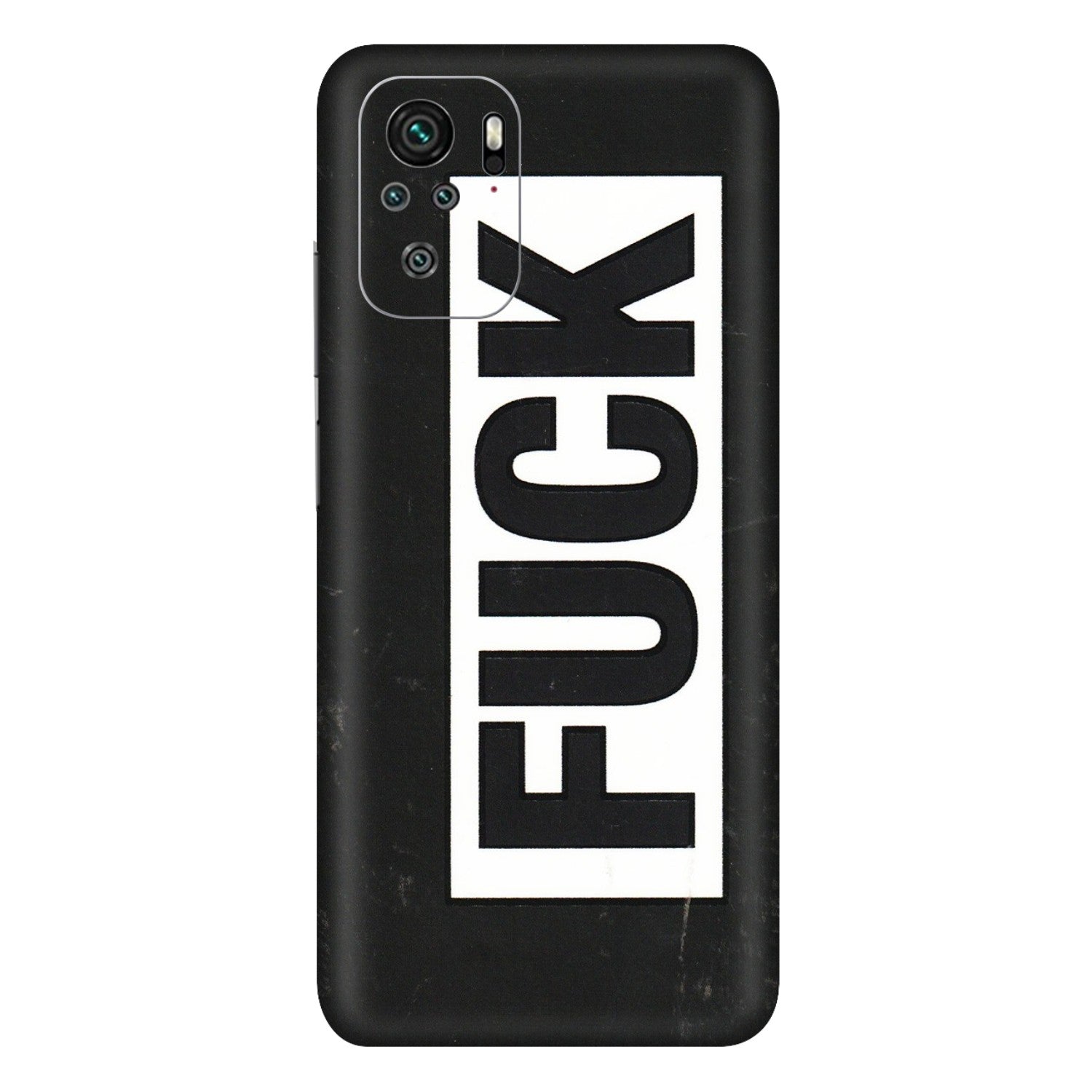 Xiaomi Redmi Phone Skins (All Models) - The F Word - 3D Embossed Finish (L-255) Redmi Note 10
