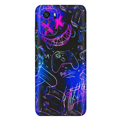 Xiaomi Redmi Phone Skins (All Models) - Gamers Paradise - 3D Embossed Finish (L-258) Redmi Note 10