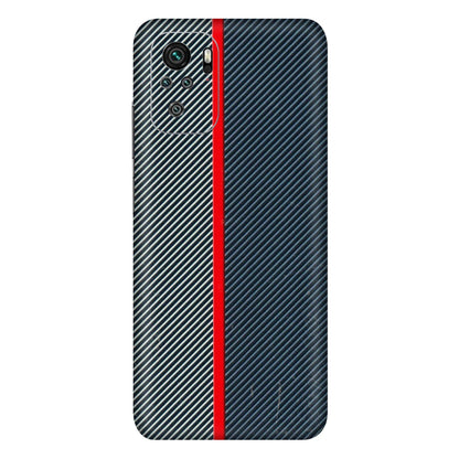 Xiaomi Redmi Phone Skins (All Models) - Blue Sober Lines - 3D Embossed Finish (L-305) Redmi Note 10