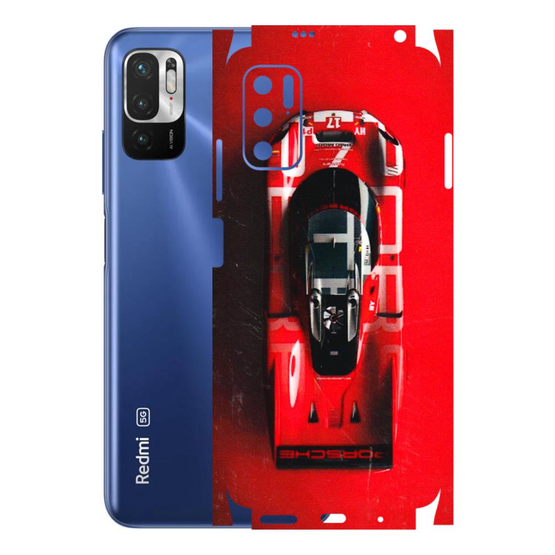 Xiaomi Redmi Phone Skins (All Models) - Red Porsche Car Logo - 3D Embossed Finish (L-315) Redmi Note 10