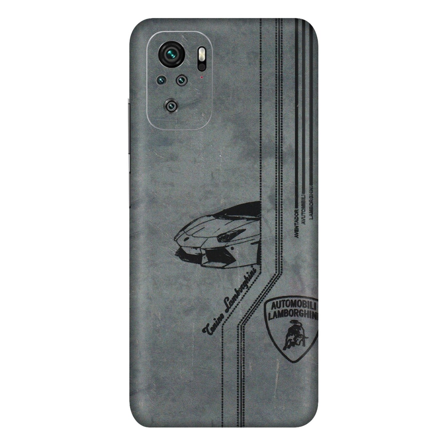 Xiaomi Redmi Phone Skins (All Models) - New Lamborgini Aventador - 3D Embossed Finish (L-321) Redmi Note 10