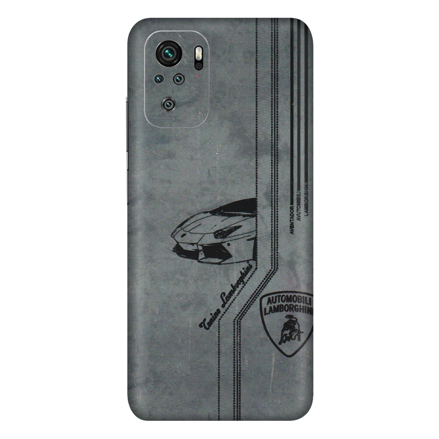 Xiaomi Redmi Phone Skins (All Models) - New Lamborgini Aventador - 3D Embossed Finish (L-321) Redmi Note 10