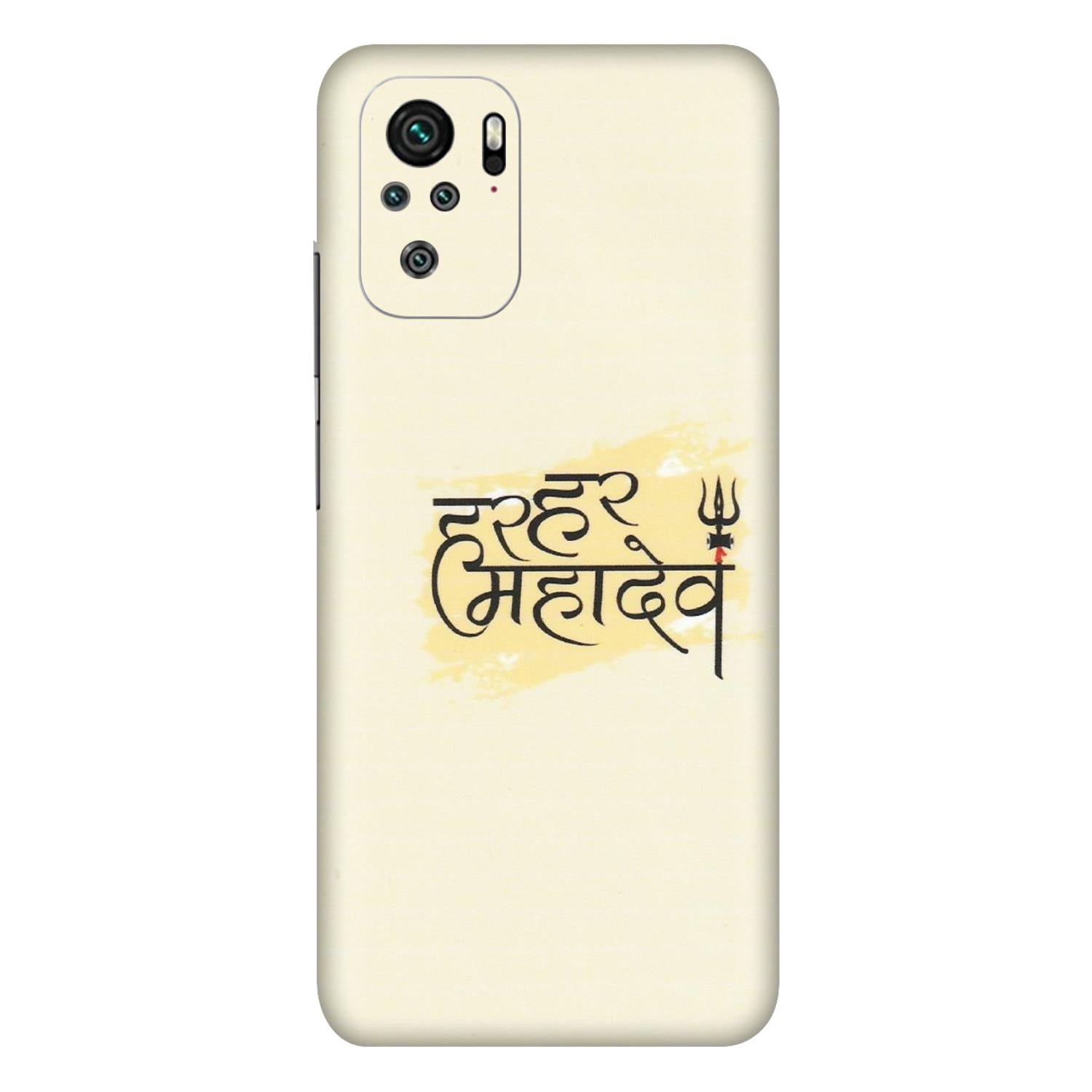 Xiaomi Redmi Phone Skins (All Models) - Har Har Mahadev - Matte Finish (M-10) Redmi Note 10